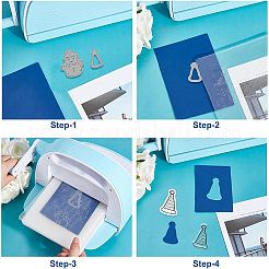 1 feuille de tampons en plastique pvc&nbsp;DIY-BC0005-56
