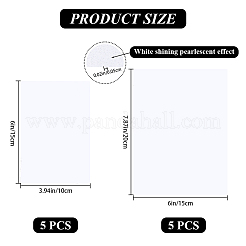 10 stücke 2 arten aluminium wärme transfer druck leere bndicator platte&nbsp;DIY-CP0013-29