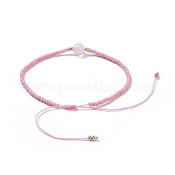 Nylonfaden geflochtene Perlen Armbänder&nbsp;BJEW-JB04346-03