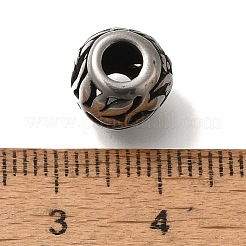 Perline europee in acciaio inossidabile 304&nbsp;STAS-D191-08B-AS