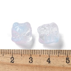 Perles de verre transparentes de peinture de cuisson&nbsp;X1-GLAA-C035-01C