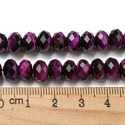 Fili di perline di occhio di tigre naturale&nbsp;G-K351-B04-03