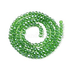 Chapelets de perles en verre électroplaqué&nbsp;EGLA-A044-T2mm-A11