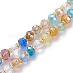 Set di gioielli con ciondolo in nappa di poliestere&nbsp;SJEW-JS01063