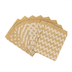100 Stück 4 Muster umweltfreundliche Kraftpapiertüten&nbsp;CARB-LS0001-02A