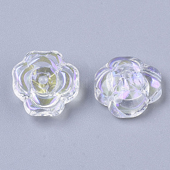 Perle di vetro trasparente&nbsp;X-EGLA-T022-01