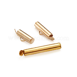 Messing auf Spange Rohren Ende&nbsp;KK-TA0007-29G