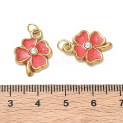 304 Edelstahl-Emaille-Anhänger&nbsp;STAS-K330-06G