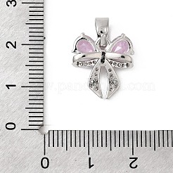 Ottone micro spianare pendenti zirconi&nbsp;KK-C141-08P