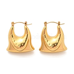 Pendientes de aro de acero inoxidable 304&nbsp;EJEW-Q011-07G