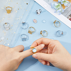 DIY-Fingerring-Kits mit gemischten Formen&nbsp;DIY-DC0004-24