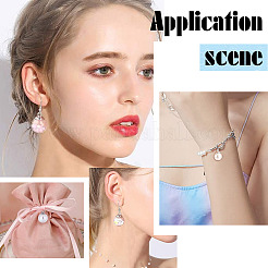 200 pièce de bélières pour pendentifs en plastique&nbsp;KY-SC0001-68P