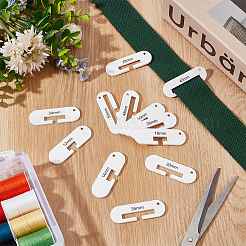 Acryl-Bandbreitenmaßlineale&nbsp;TOOL-BC0003-17