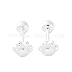 S999 Ohrstecker aus Feinsilber&nbsp;EJEW-F356-06S