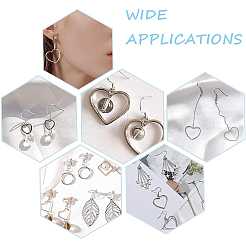 Kit para hacer aretes de corazón&nbsp;DIY-UN0003-03
