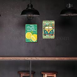 Metall-Eisen-Schild-Plakat&nbsp;AJEW-WH0157-394