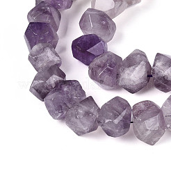 Natürlichen Amethyst Perlen Stränge&nbsp;G-N347-18A-01