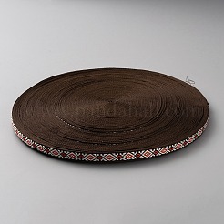 Rubans de polyester de broderie de style ethnique&nbsp;OCOR-WH0108-18B