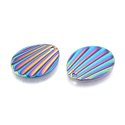 Pendentif en acier inoxydable 201 avec placage ionique (IP)&nbsp;STAS-B027-04MC