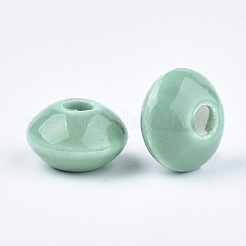 Manuell Porzellan Perlen&nbsp;PORC-Q173-12x7mm-21