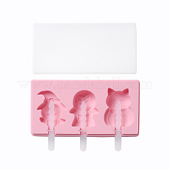 Moldes de silicona de calidad alimentaria para paletas heladas&nbsp;AJEW-D039-18