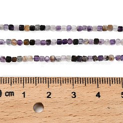 Natürliche lila Fluorit Perlen Stränge&nbsp;G-RM2025-32A-04