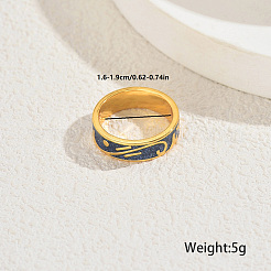 Anelli in ottone con motivo irregolare per donna&nbsp;YY3361-3