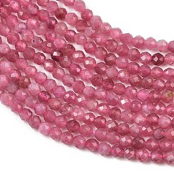 Natürliche rosa Turmalin Perlen Stränge&nbsp;GG-CBA1497-A03-2mm