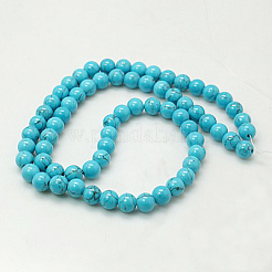 Natur Mashan Jade runde Perlen Stränge&nbsp;G-D263-12mm-M