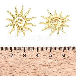 Orecchini a perno in ottone a forma di sole per donna&nbsp;EJEW-A167-08G