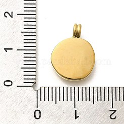 Ionenplattierung (IP) 304 Edelstahl Pavé Muschel Anhänger&nbsp;STAS-K263-61G
