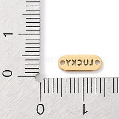 Breloques de connecteur à maillons en acier inoxydable 304&nbsp;STAS-K286-01I-G