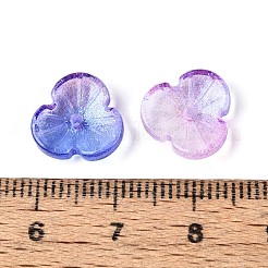 Capuchons de perles de verre transparents pour peinture de cuisson&nbsp;DGLA-N014-09B-02