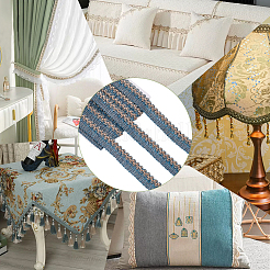 Rubans tressés en polyester&nbsp;OCOR-WH0070-17D