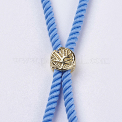 Nylon Twisted Cord Armband machen&nbsp;MAK-F018-03G-RS