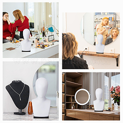 8 Beutel PP-Kunststoffhalter für Schaumstoff-Mannequinkopf&nbsp;ODIS-GO0001-24