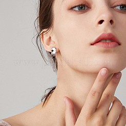 Losange en strass avec boucles d'oreilles pendantes à pompon en chaîne&nbsp;JE1032A