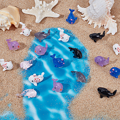 60 figurine en résine représentant un organisme marin&nbsp;RESI-OC0001-70