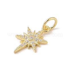 925 ciondolo a forma di stella in argento sterling con pavé di zirconi trasparenti&nbsp;STER-K181-01D-G