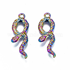 Regenbogenfarbene legierung anhänger&nbsp;PALLOY-N163-117-NR