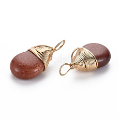 Synthetischen Goldstone-Anhänger&nbsp;G-S359-294D