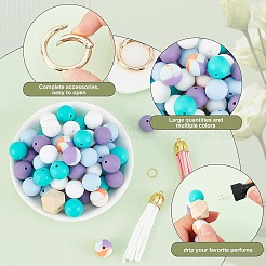 Kit de fabrication de porte-clés à breloques et de bracelets à faire soi-même&nbsp;DIY-CA0004-51