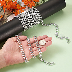 Chaînes gourmettes en aluminium&nbsp;X-CHA-T001-25S