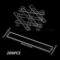 200 Stück transparente Acrylplatten&nbsp;FIND-GA0007-20A