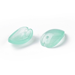 Transparent lackiert Glas-Anhänger&nbsp;GLAA-S183-15