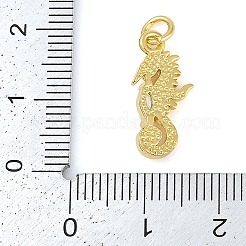 Cremagliera placcatura micro ottone spianare pendenti zirconi&nbsp;KK-P287-41A-G
