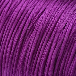 Rundes Nylon-Satin-Rattenschwanzkordel&nbsp;NWIR-WH0009-15A-17