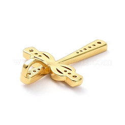 Messing micro pave klare zirkonia anhänger&nbsp;ZIRC-L100-093G
