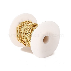 Catene a maglie ovali e ad anello e rettangolari in ottone placcato a cremagliera&nbsp;CHC-I040-15G