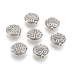 Perline in lega stile tibetano&nbsp;PALLOY-O081-03AS